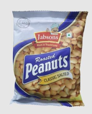 Jabsons Classic Salted Roasted Peanuts, 160G